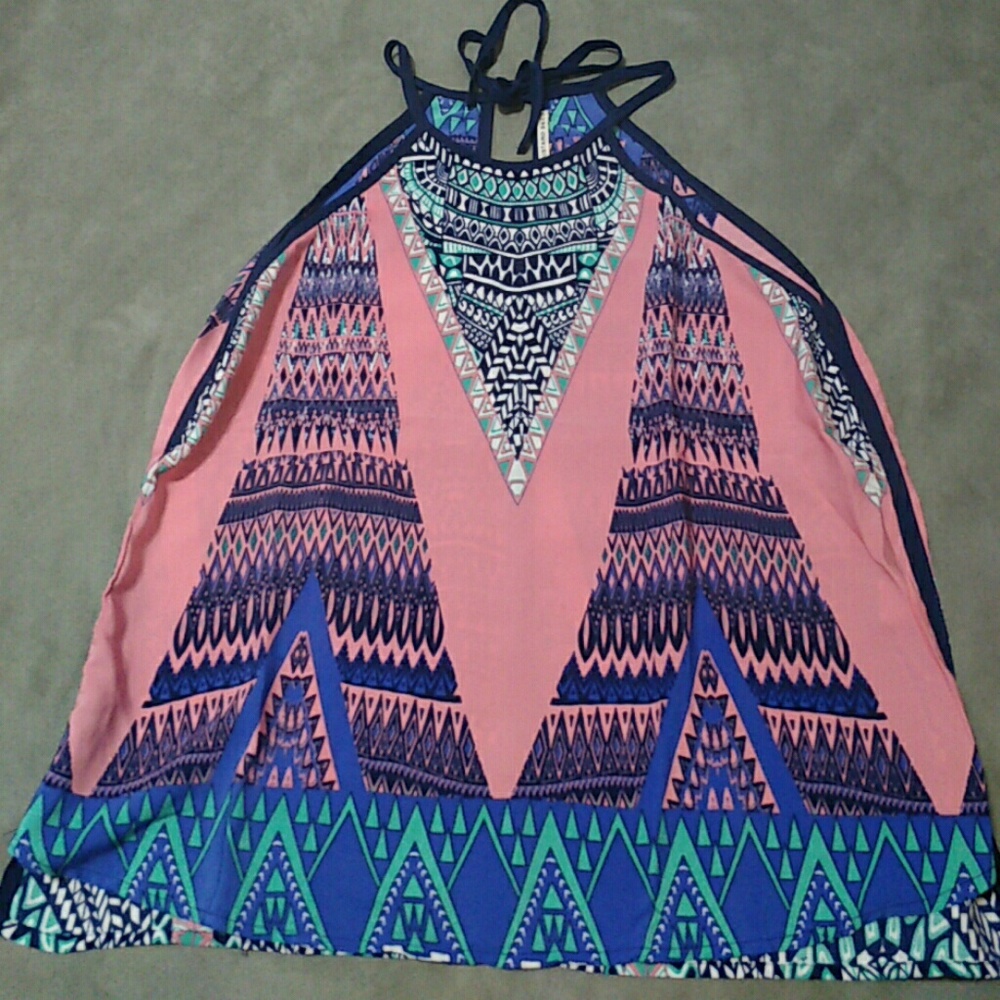 3/$10 Mustard Seed Boho Flowy Sleeveless Top